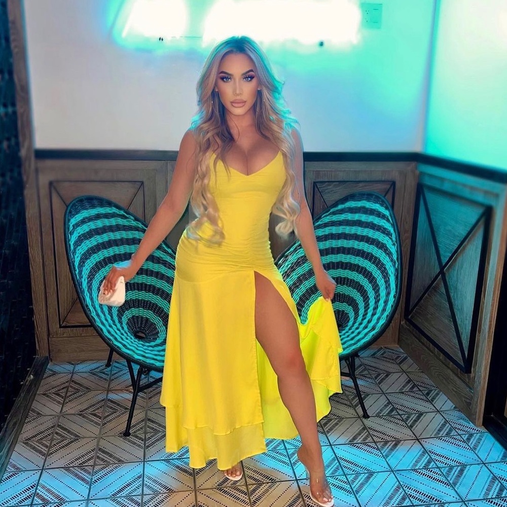 Tropic Lime Maxi Dress